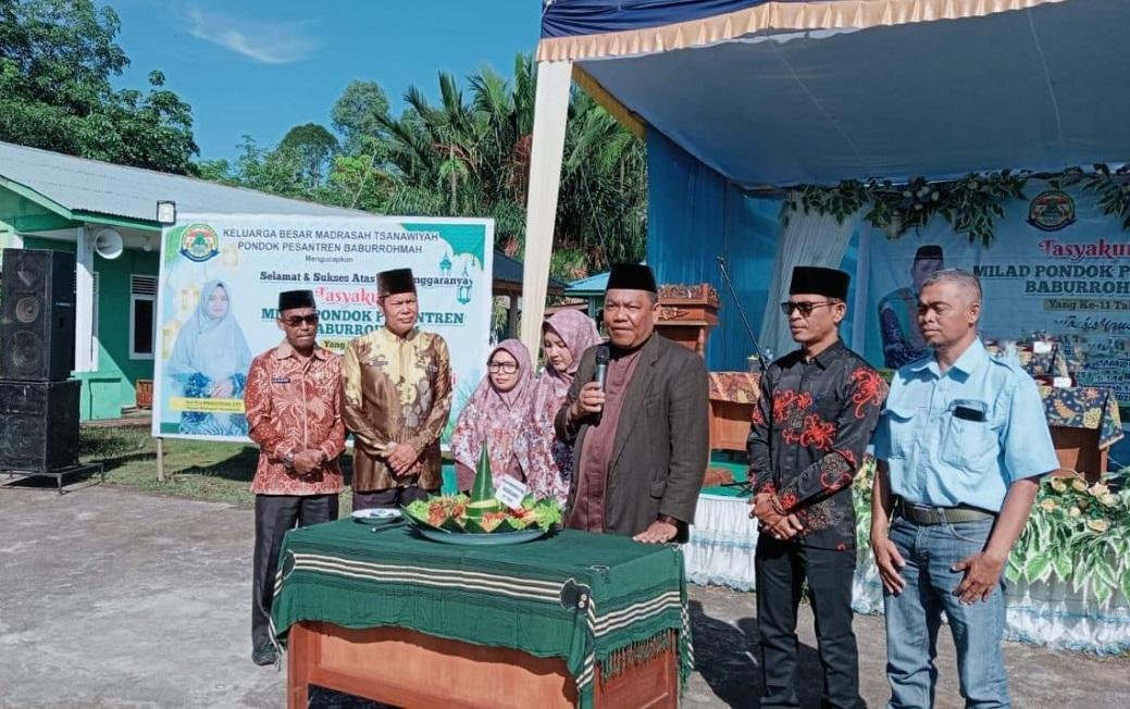 Kepala KUA Tebing Tinggi Timur Hadiri Tasyakuran Milad ke-11 Ponpes Baburrahman