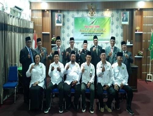 Kepala KUA Kecamatan Bathin Solapan Hadiri Pelantikan Pejabat Pengawas dan Kaur TU Madrasah