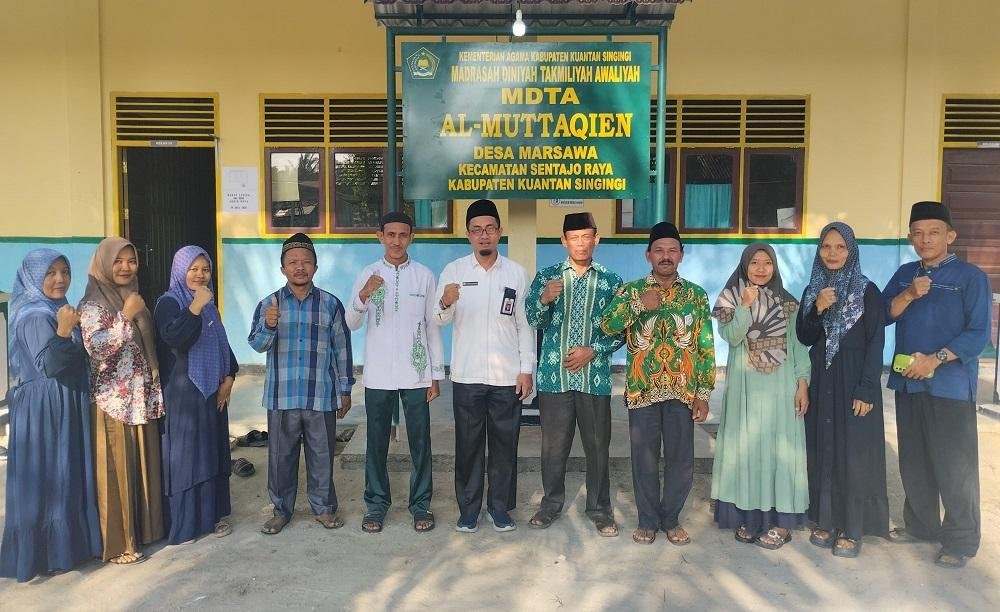 Kepala KUA Sentajo Raya Monitoring UAMDTA