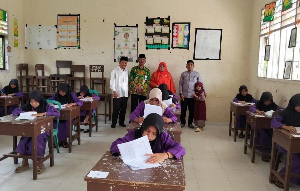 Kepala KUA dan PAI Kec. Kuantan Tengah Laksanakan Monev UAMDT