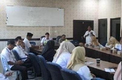 Kepala KUA Kec Bantan ikuti Lokmin Triwulan II Puskesmas Selat Baru