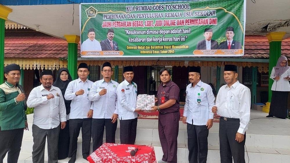 Minimalisir Kenakalan Remaja Usia Sekolah, KUA Rumbai Gelar Program KUA Goes To School