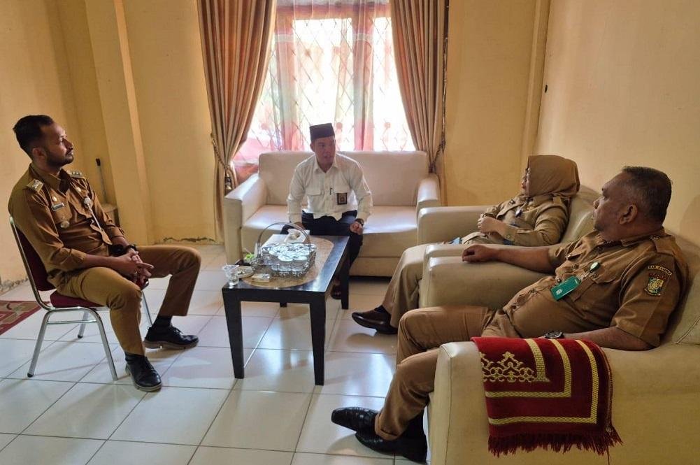 Sambut Jamaah Haji Pulang Kampung, Camat dan KUA Kampar Kiri Tengah Gelar Rapat Koordinasi