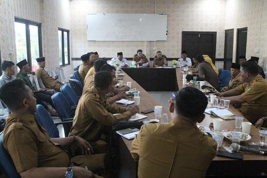 Kepala KUA Kec Bantan Hadiri Rapat Korrdinasi LPTQ Kec Bantan