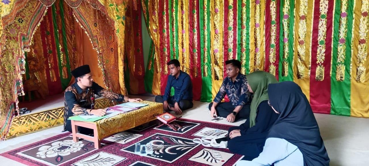 Kantor Urusan Agama Kecamatan Inuman mengadakan BP4 di balai nikah
