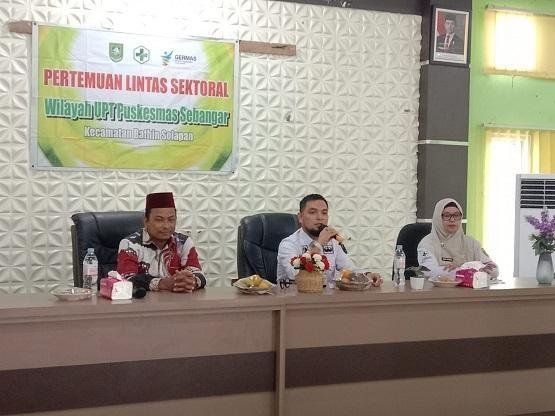 Kepala KUA Bathin Solapan Hadiri Pertemuan Lintas Sektor