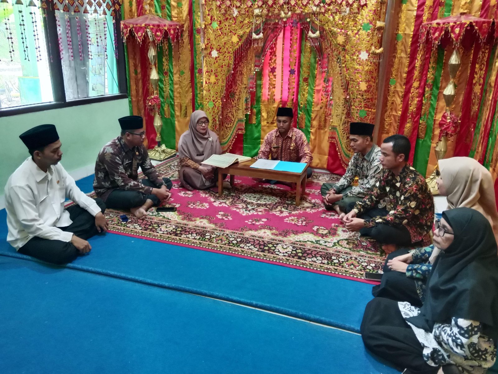 Tingkatkan Imandan Taqwa, KUA Pangean Laksanakan Pembinaan Mental Rohani.