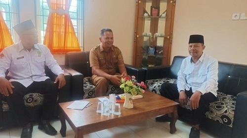 Kepala KUA dan Penyuluh Agama Kec. Bantan Lakukan Kunjungan untuk Persiapan Kegiatan KMB di Desa Berancah