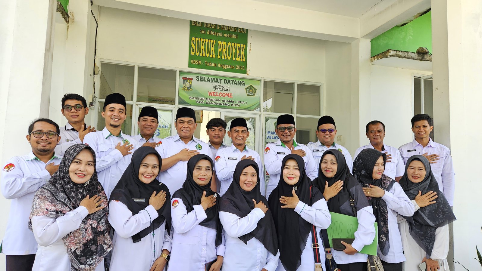 KUA Bangkinang Kota Terima Kunjungan Pembinaan dari Subbag TU dan Bimas Islam