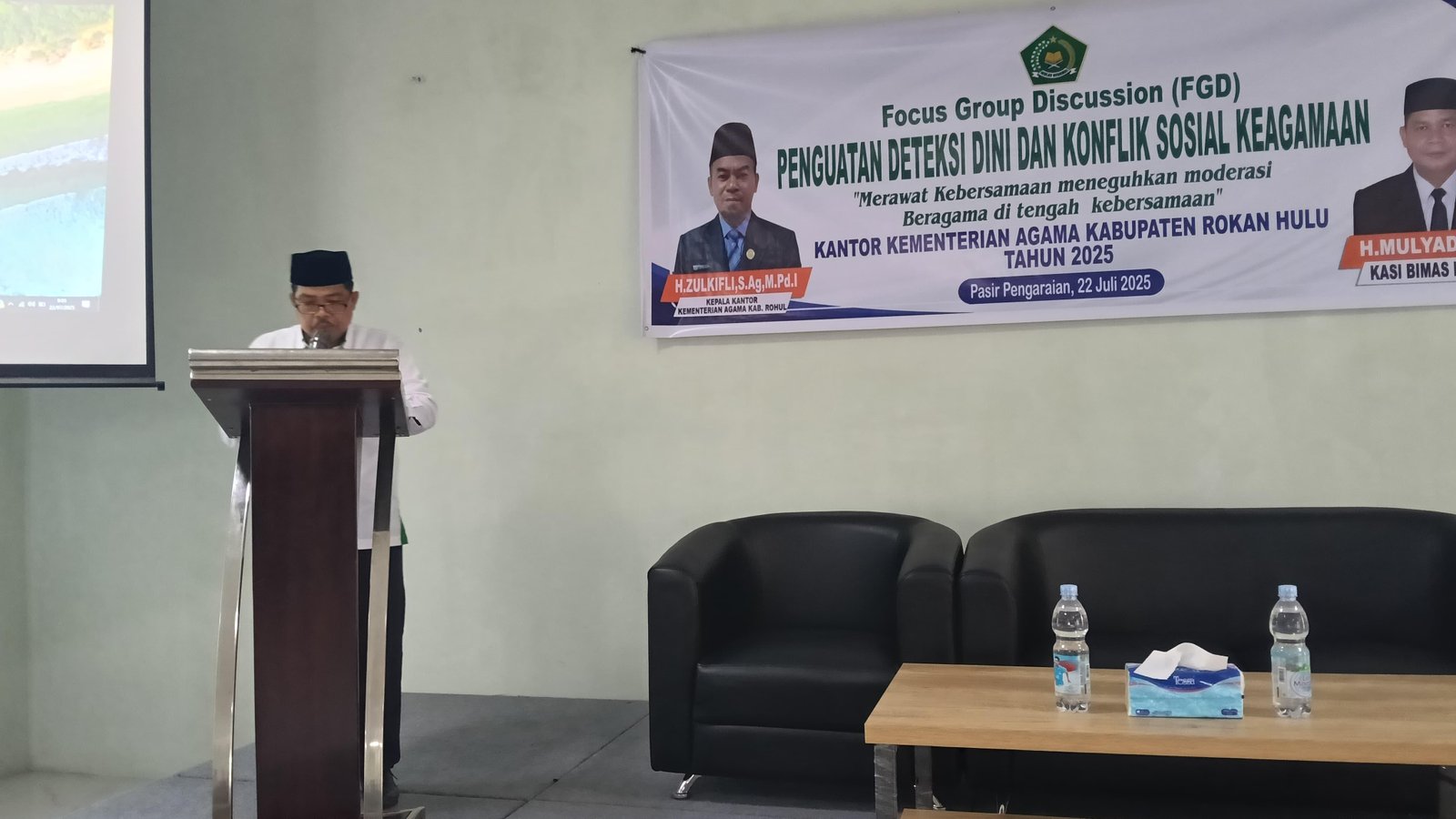 Ka. KUA Rambah Pandu Do'a Focus Group Discussion ( FGD) Penguatan Deteksi Dini