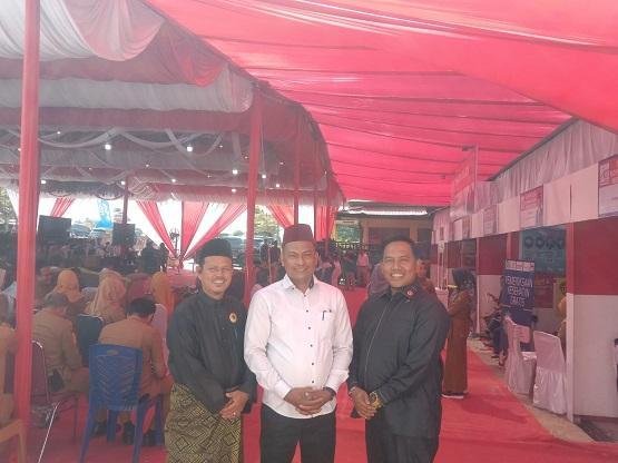 Kepala KUA Kec Bathin Solapan Hadiri Peresmian Koperasi Merah Putih Di Desa Bumbung