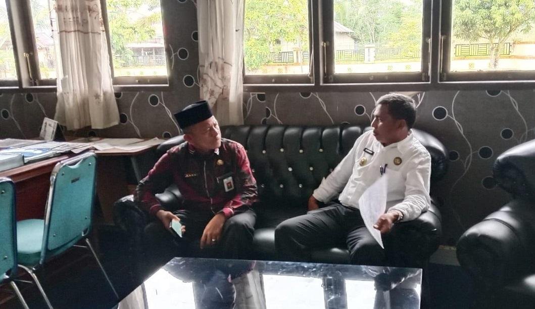 Kepala KUA Pangean Koordinasi dengan Camat, Bahas Deteksi Dini Paham Keagamaan Berpotensi Konflik