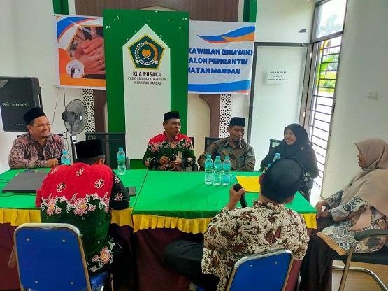Kepala KUA Kec. Mandau Gelar Rapat Evaluasi Bimwin Mandiri Tahun 2025