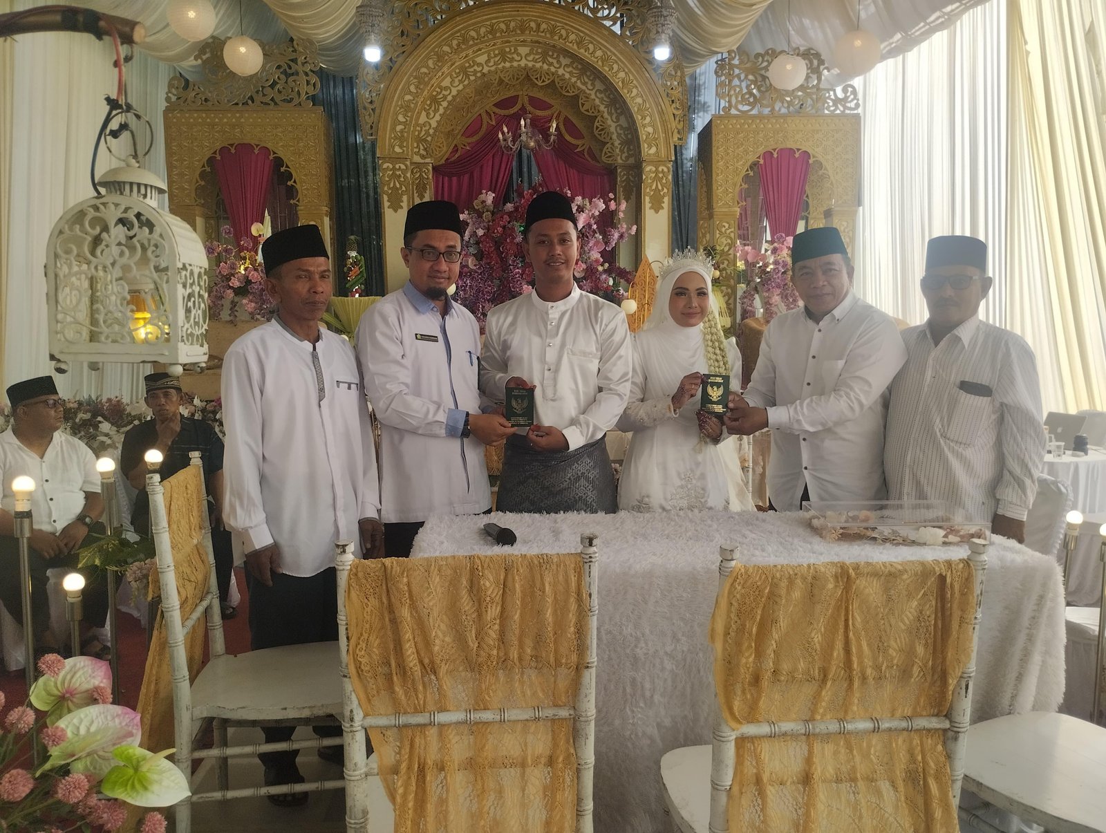 Rindra Febrian Sampaikan Pesan Haru tentang Menjaga Pernikahan saat Akad Nikah di Desa Geringging Baru
