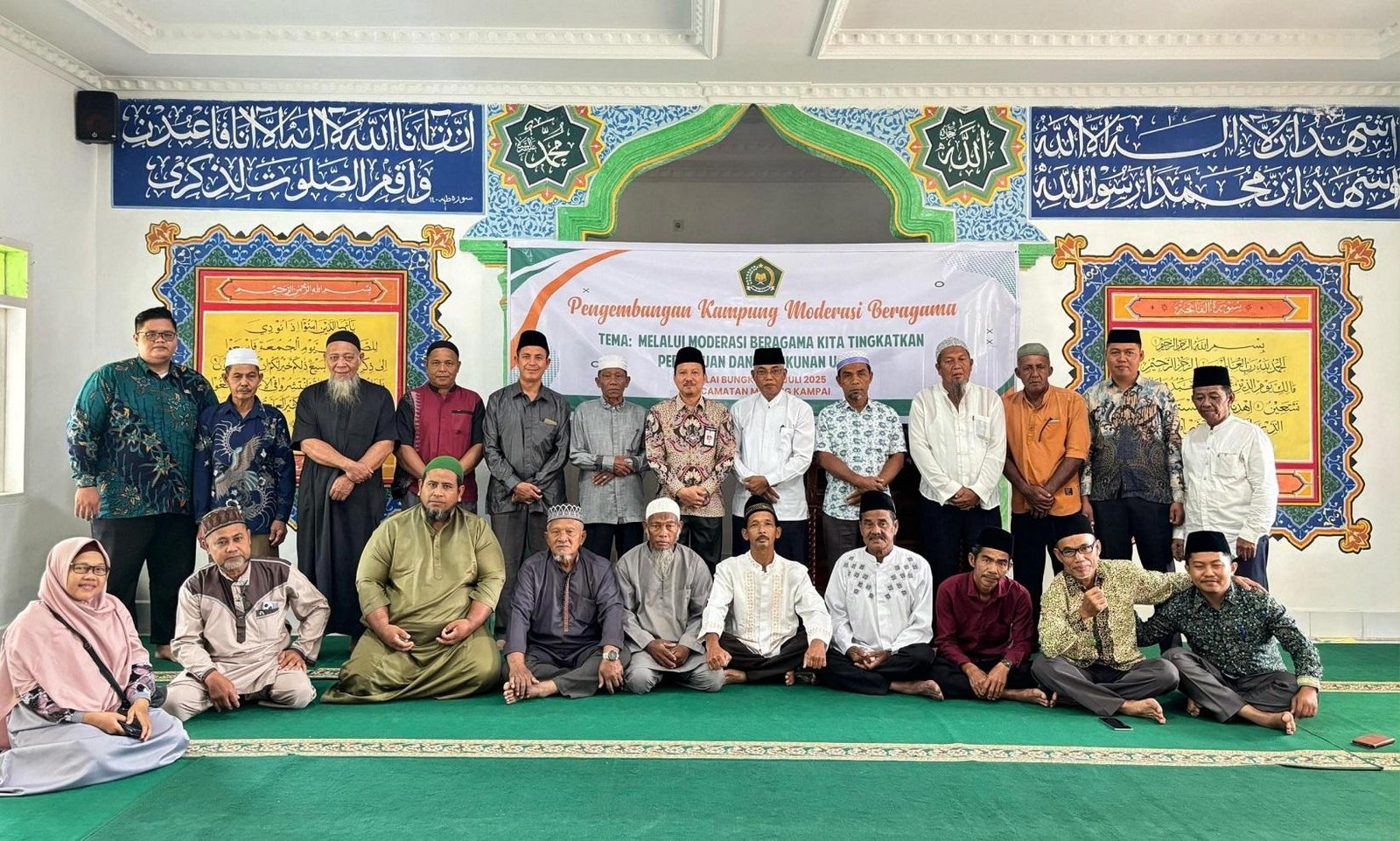 Melalui Kampung Moderasi Beragama, KUA Medang Kampai Tingkatkan Kerukunan Umat Beragama