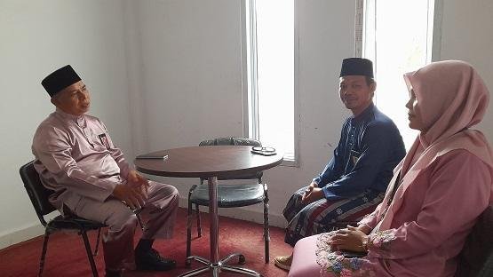 Kepala KUA Bengkalis Terima Kunjungan Kasi Bimas Islam, Bahas Efisiensi Pengusulan Dana BOP
