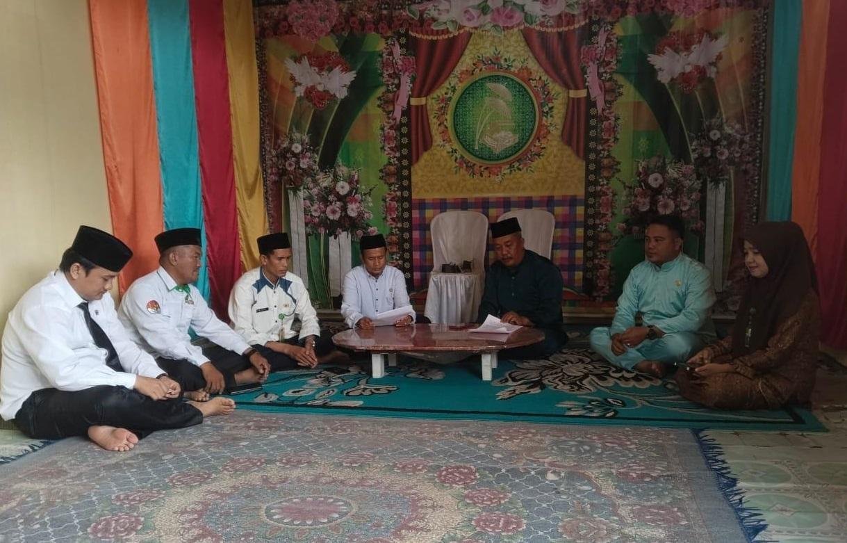 KUA Pelangiran Gelar Rapat, Tekankan Pentingnya Gerakan Sadar Pencatatan Nikah