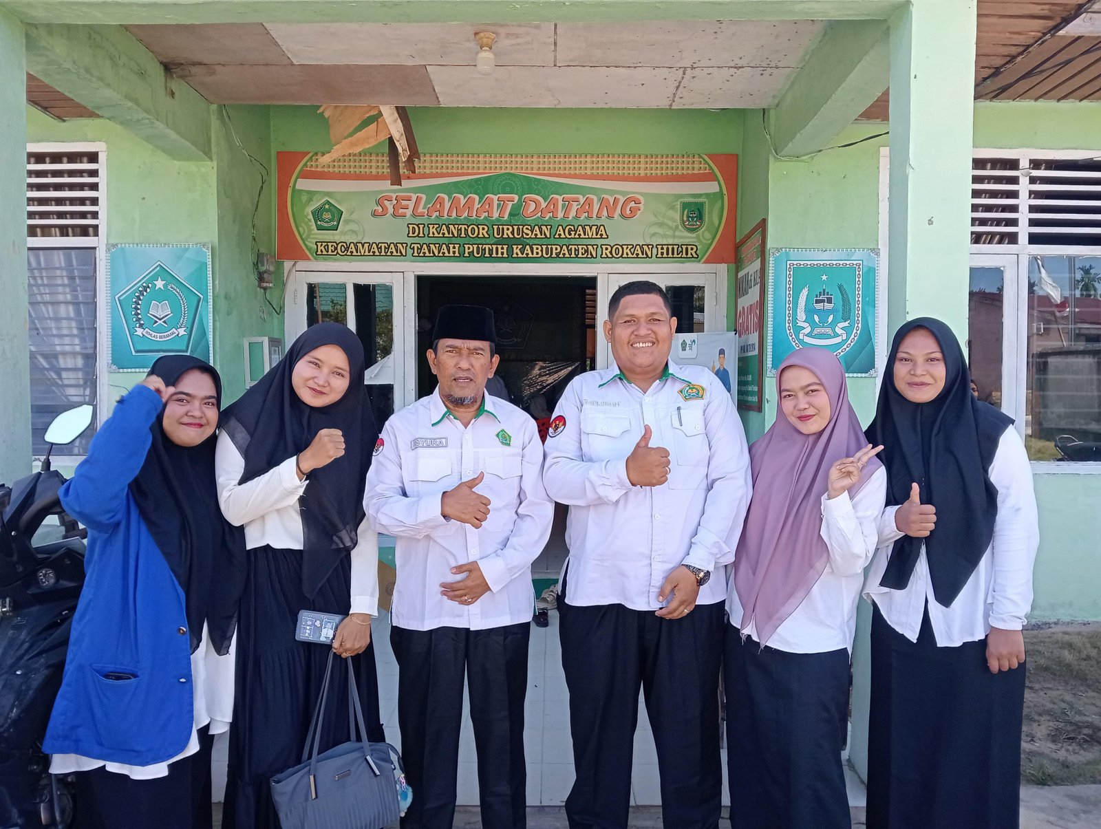 Sambut Mahasiswa Magang, KUA Tanah Putih Siap Berikan Pengalaman Kerja di Bidang Pelayanan Keagamaan