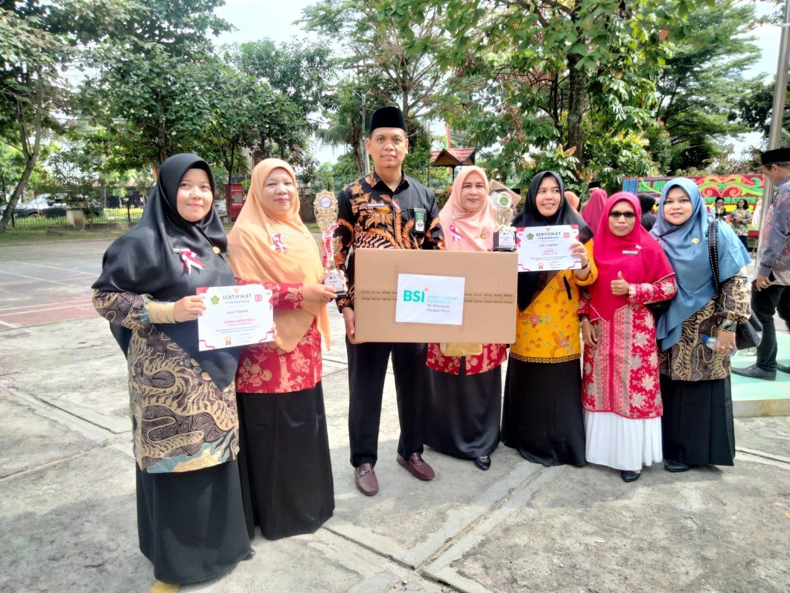 KUA Tampan Raih Juara pada Perlombaan Semarak HUT RI Di Kemenag Kota Pekanbaru