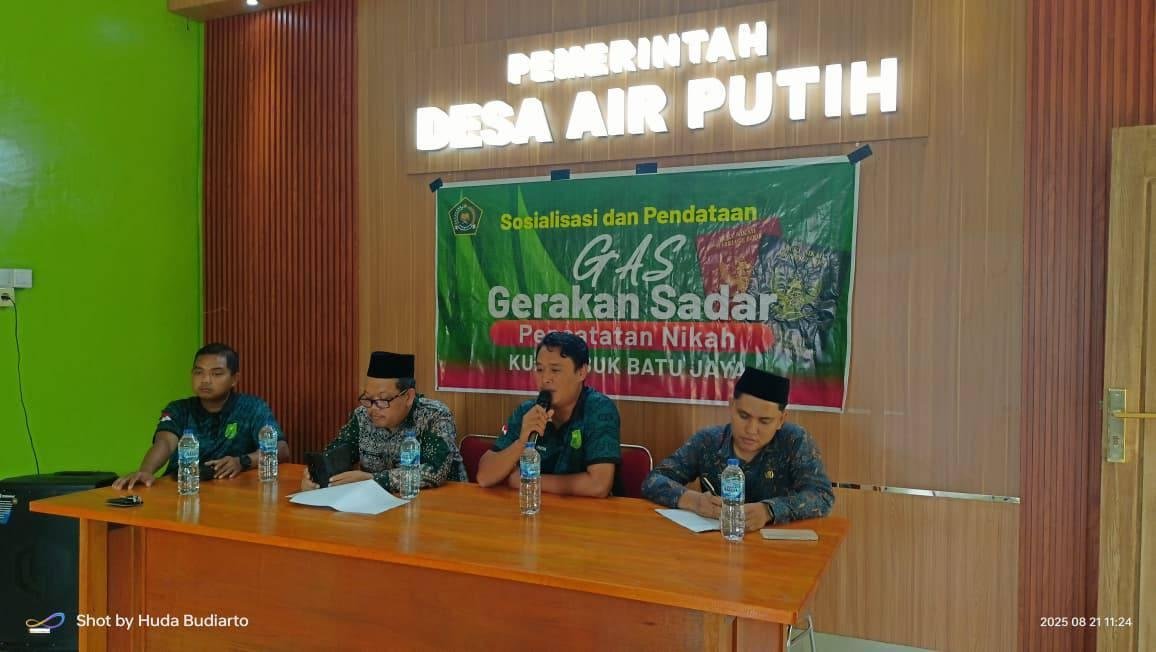 Ka.KUA Lubuk Batu Jaya Gelar Sosialisasi Gerakan Sadar Pencatatan Nikah