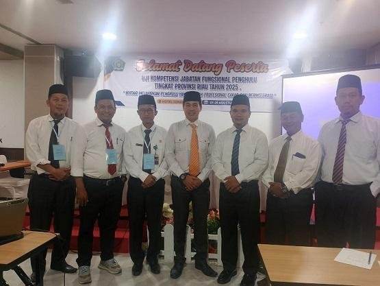 Ikuti Ukom Fungsional Penghulu Tingkat Provinsi Riau, H. Surianto: Tingkatkan Kualitas dan Profesionalitas