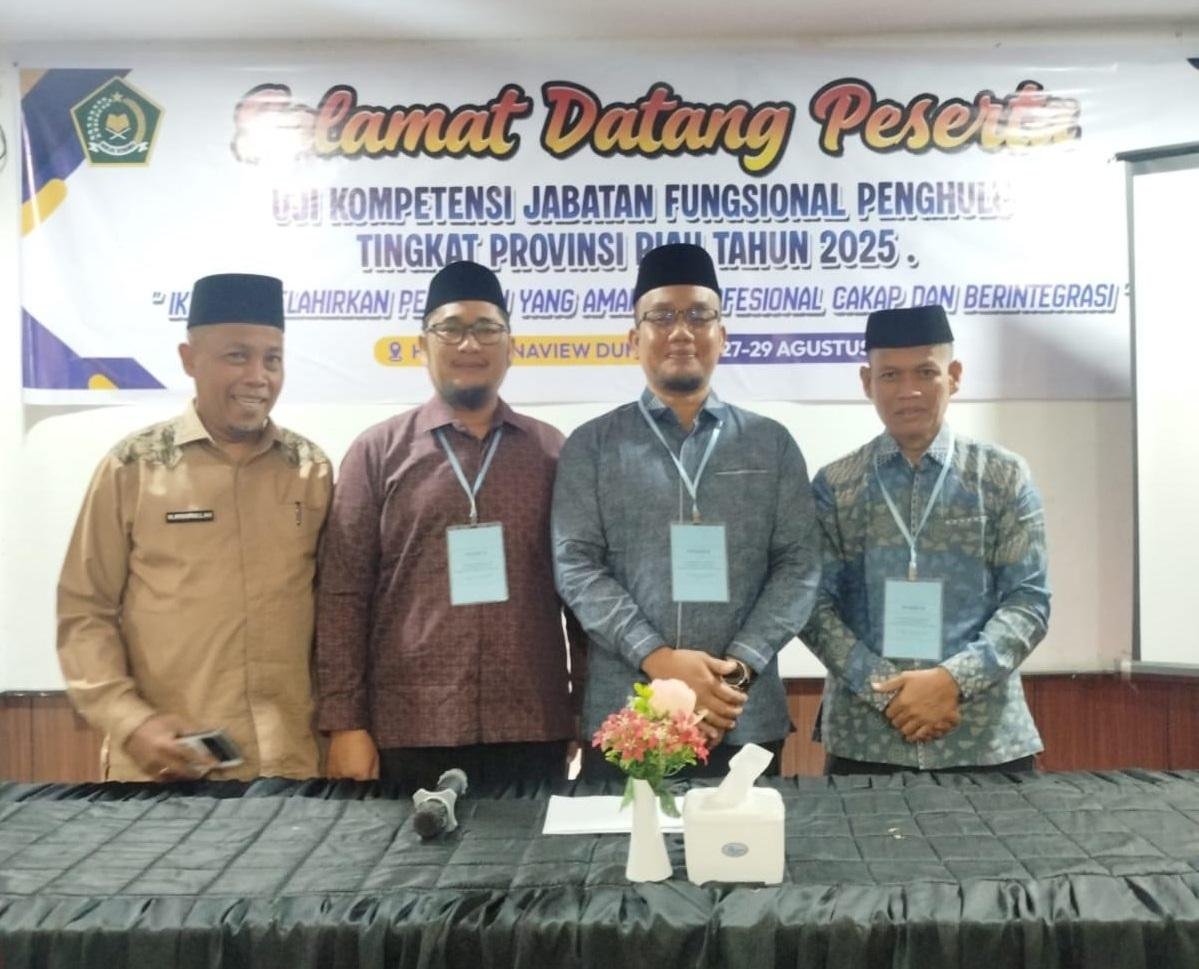 Empat Penghulu Kampar Ikuti Uji Kompetensi Jabatan Fungsional di Dumai