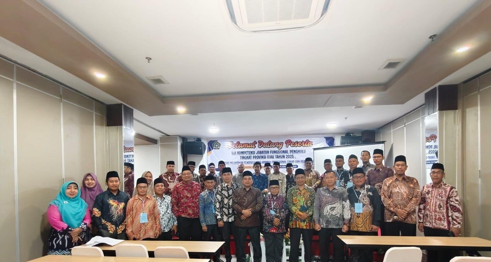 Kepala KUA Rambah Samo Ikuti Uji Kompetensi Penghulu di Kota Dumai