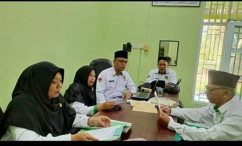 KUA Bantan Gelar Rapat Koordinasi Penyuluh Agama Bahas Tupoksi dan Pembagian Tugas