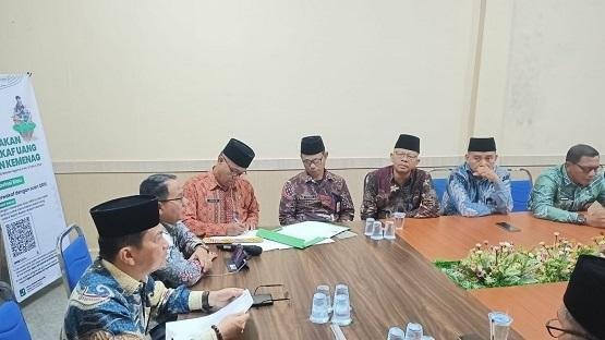 KUA Bantan Ikuti Sosialisasi Wakaf Uang di Kemenag Bengkalis