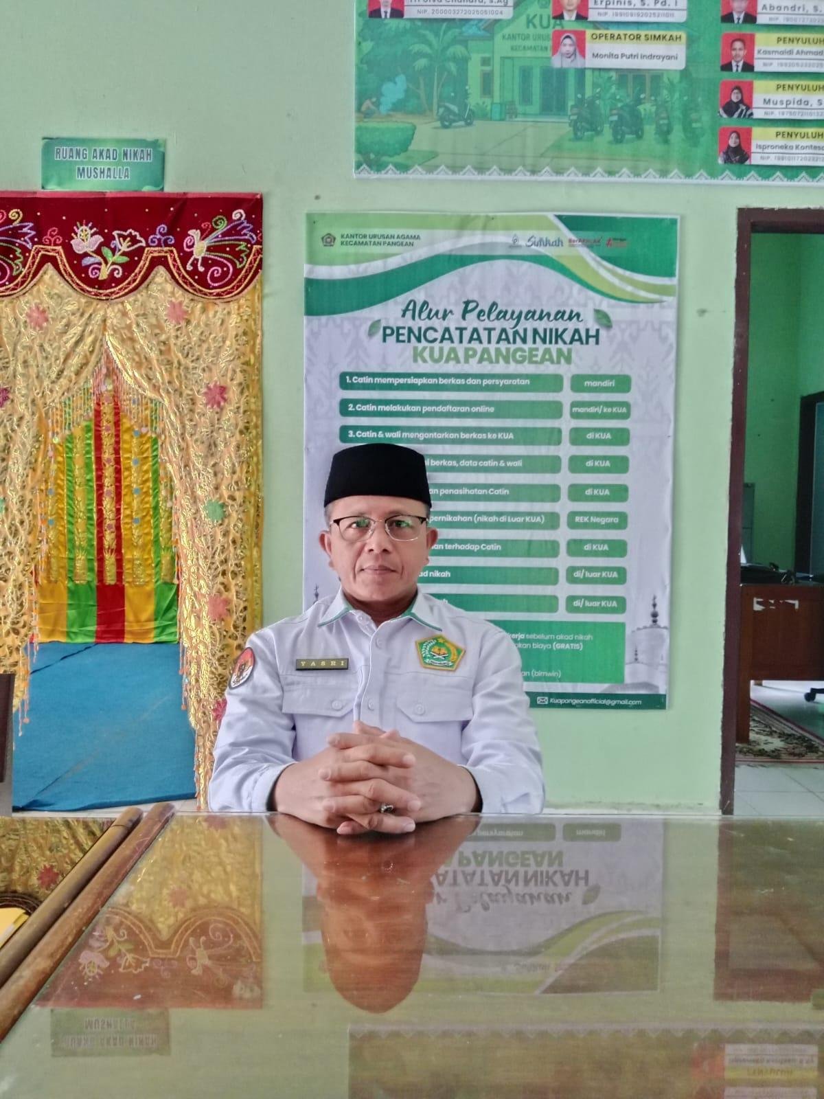 Kepala KUA Pangean Himbau Masyarakat Tingkatkan Iman dan Taqwa