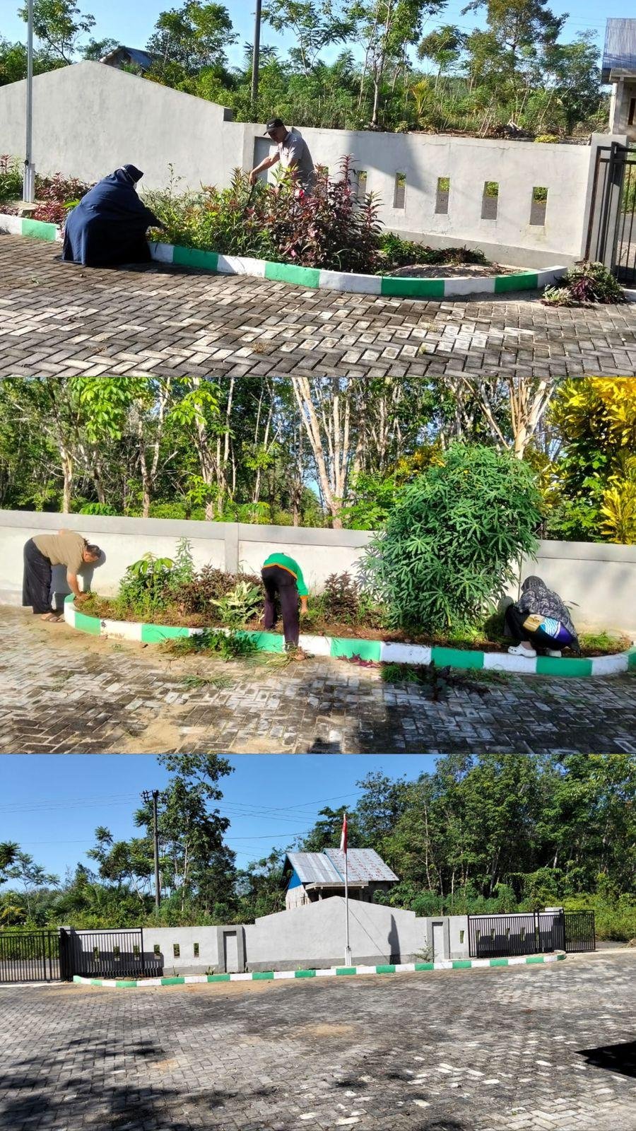 KUA Kec. Air Padang Lakukan Gotong Royong Jumat Bersih