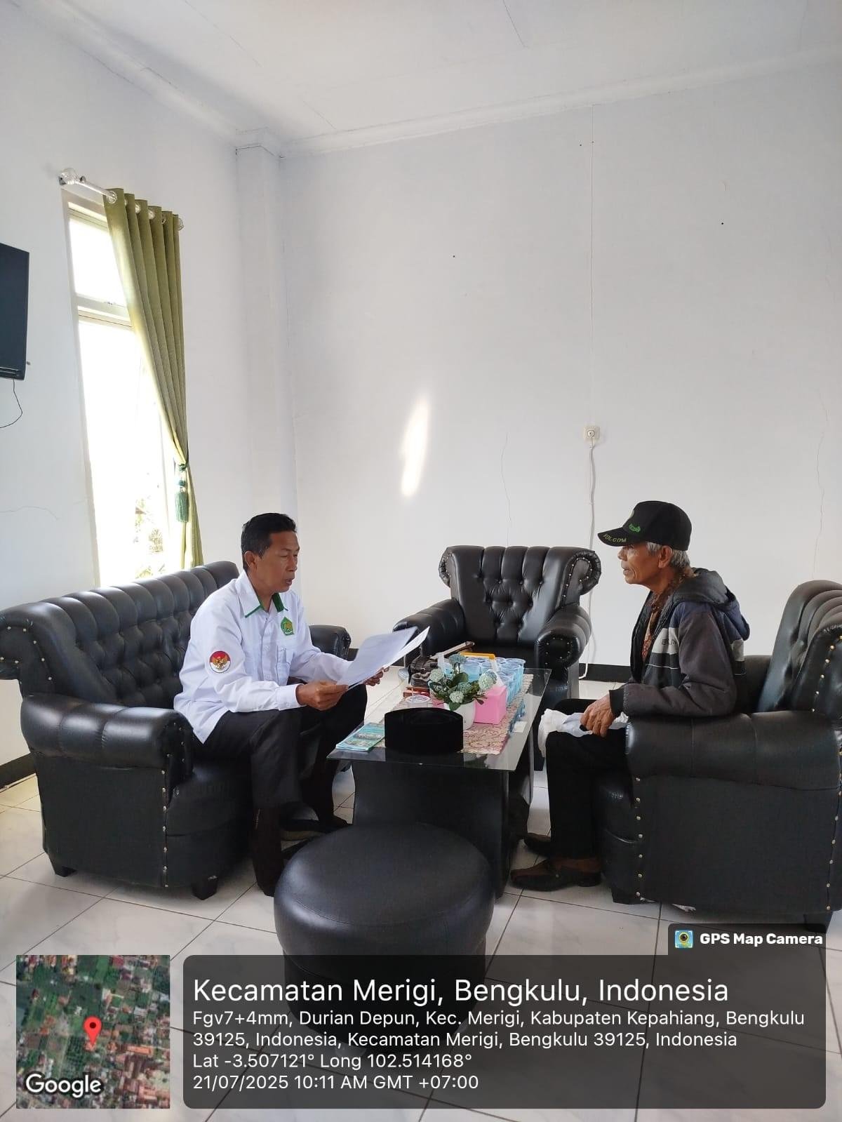 Ka. KUA Merigi Berikan Bimbingan Konsultasi Nikah Kepada Warga Batu Ampar