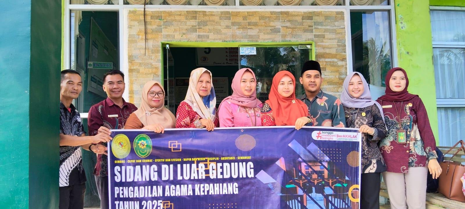 KUA Bermani Ilir Fasilitasi Sidang Luar Gedung PA Kepahiang