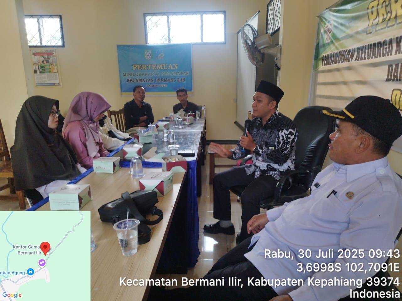 Kepala KUA Bermani Ilir Hadiri Kegiatan Minilokakarya Lintas Sektoral