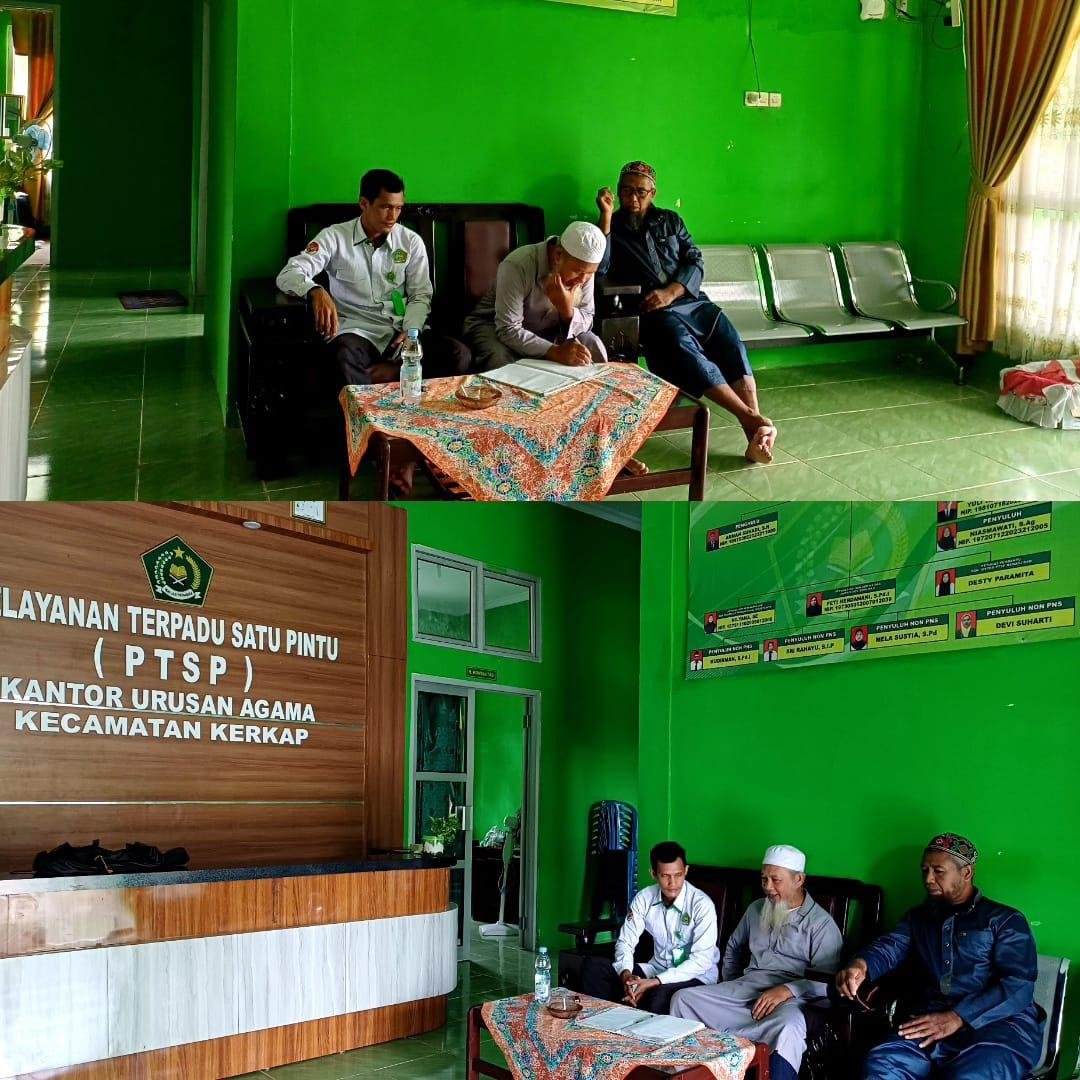 KUA Kerkap di Sambangi Jamaah Tabligh
