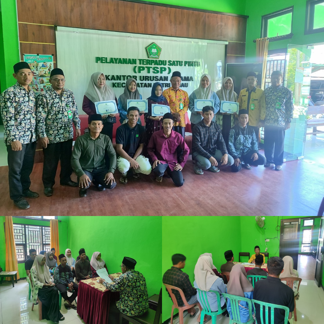 5 Pasang Catin, Ikuti Bimwin di KUA Kec. Putri Hijau