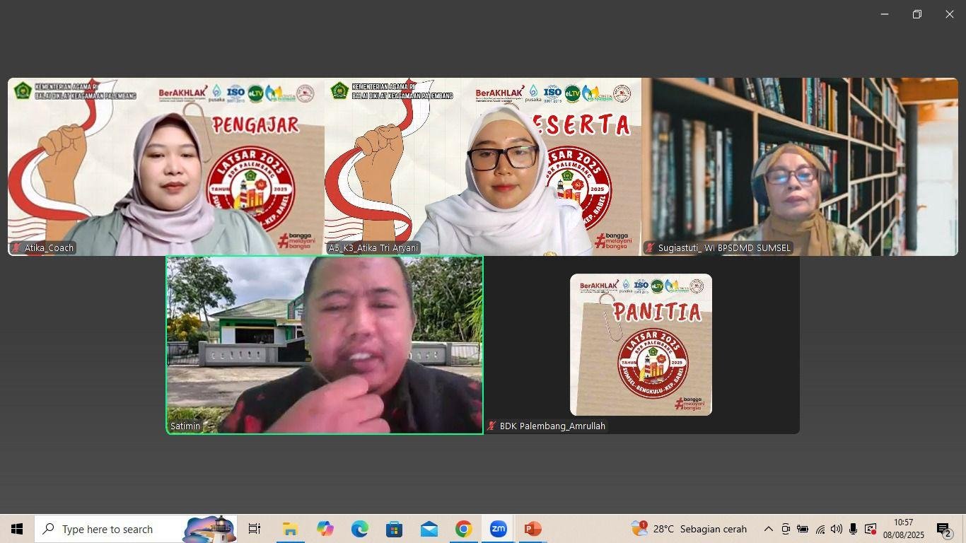 Plt. Ka. KUA Kec. Air Padang Beri Dukungan Kepada CPNS Penyuluh Ikuti Latsar CPNS 2025