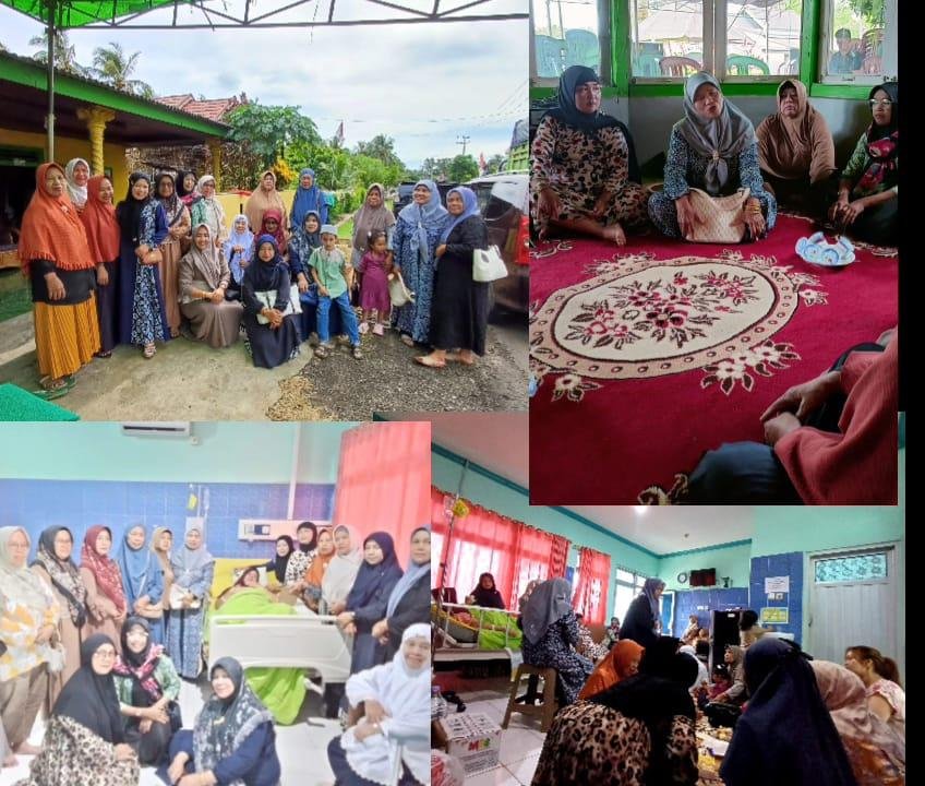 Pegawai KUA Kerkap Bersama Tim Melakukan Kunjungan Sosial di Dua Tempat Dalam Satu Hari