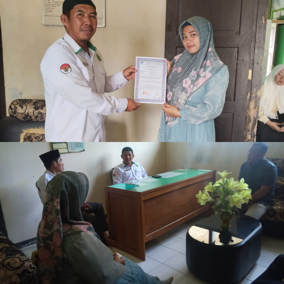 Ka. KUA Kec. Napal Putih Pimpin Ikrar Syahdat