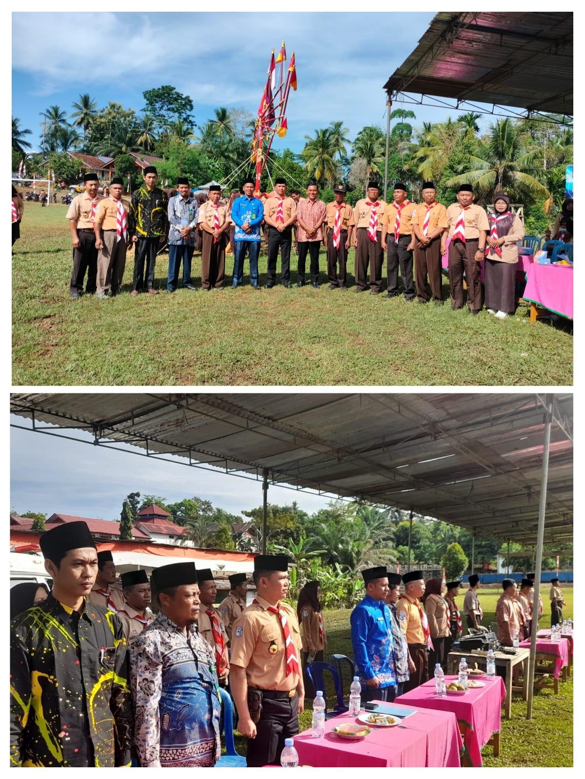 Kua Giri Mulya Mengikuti Upacara Peringatan Hari Pramuka Ke-64