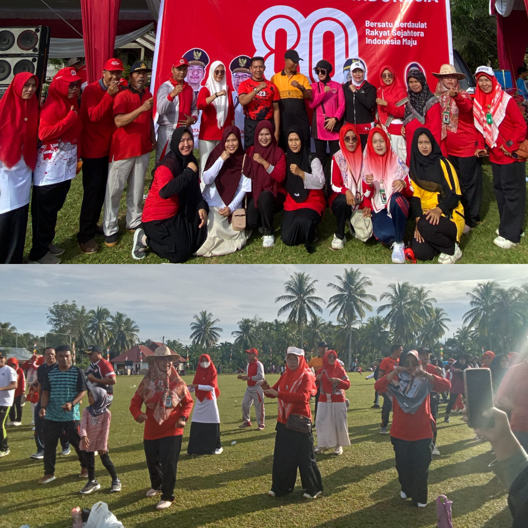 KUA Kec. Lais Ikuti Senam Masal Bersama