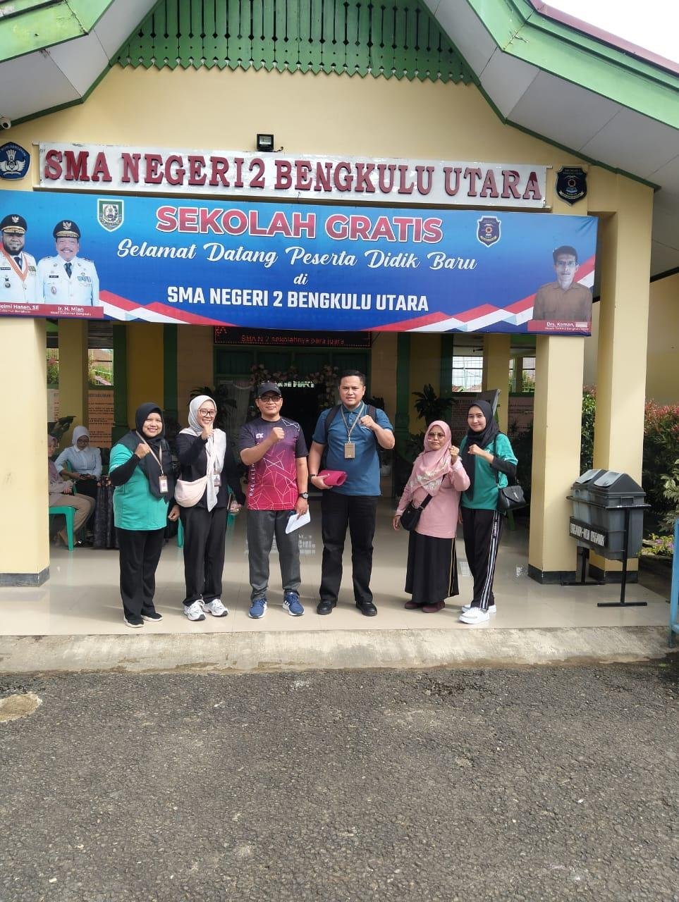 Penyuluh Agama Islam dan Staf KUA Kec. Kota Arga Makmur Lakukan Audiensi di SMAN 2 Bengkulu Utara