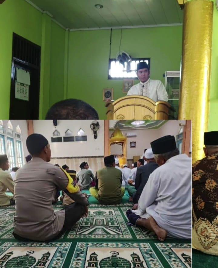 Kepala KUA Kerkap Sampaikan Khutbah Jumat Dengan Tema Menyambut Kemerdekaan RI