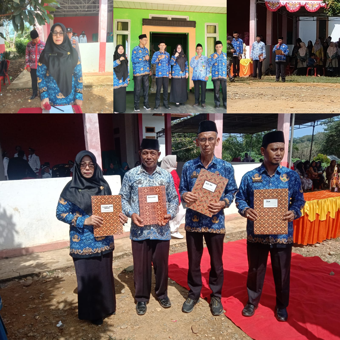 KUA Kec. Ulok Kupai Ikuti Upacara Peringatan HUT RI ke-80