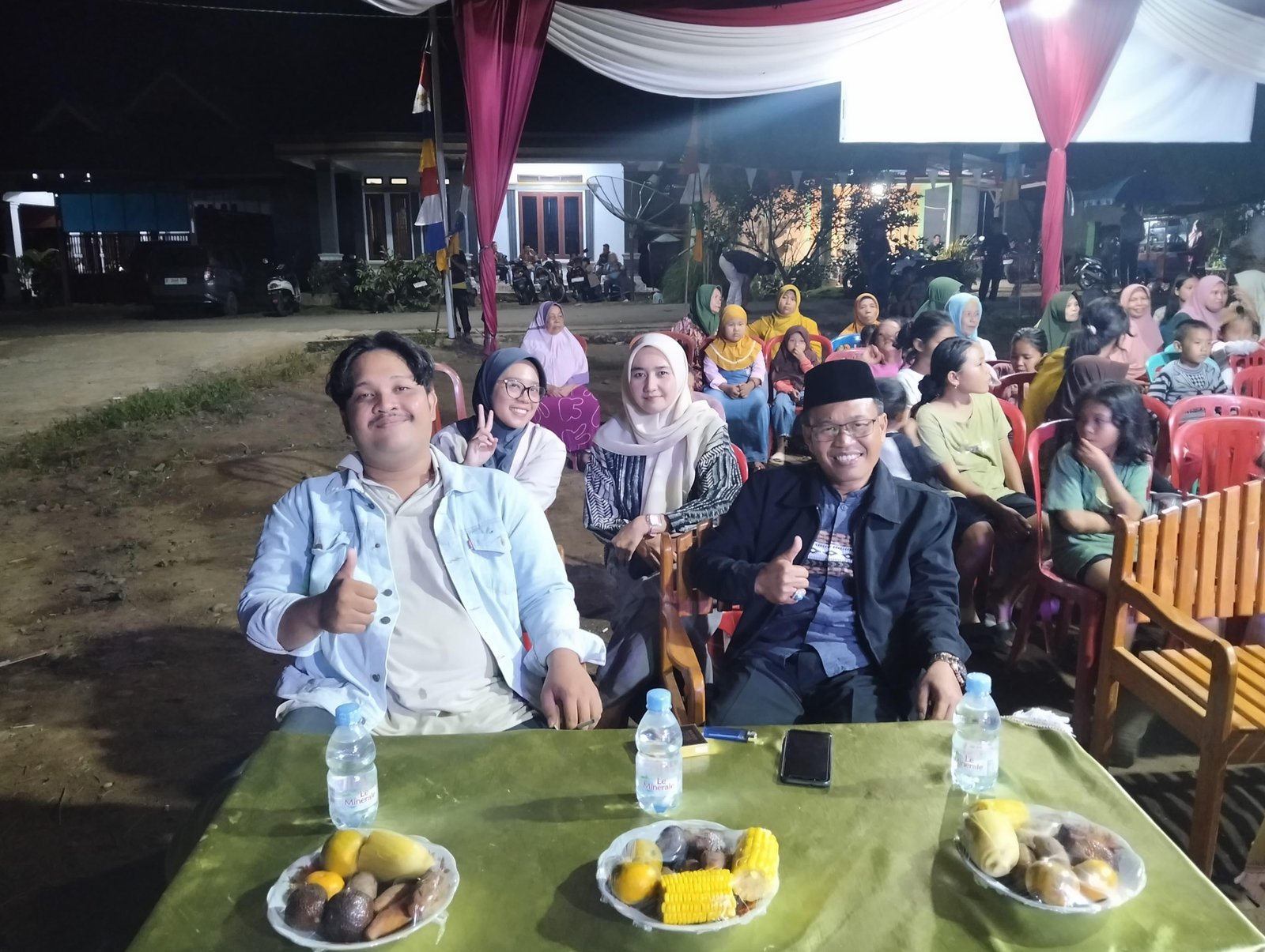 KUA Arga Makmur Hadiri Malam Puncak 17 Agustus di Desa Datar Ruyung