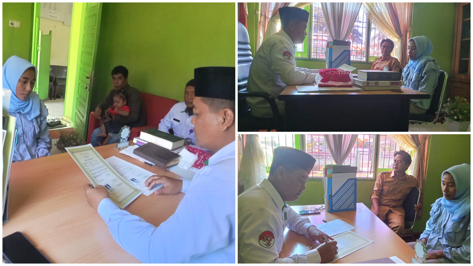 KUA Kec. Lais : Prosesi Ikrar Syahadat Berlangsung Haru