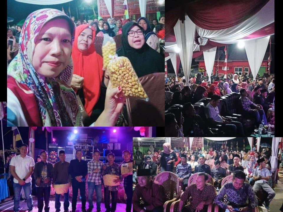 Staf KUA Kerkap Hadiri Acara Hiburan Rakyat dan Pembagian Hadiah Lomba HUT RI di Desa Perbo