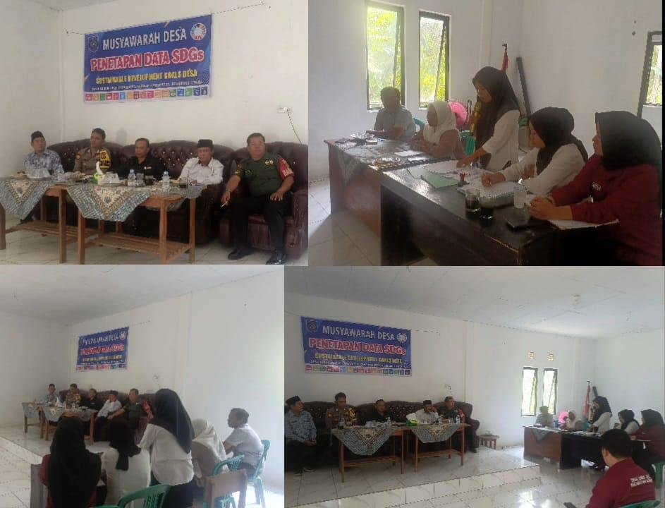 Kepala KUA Kerkap Hadir Dalam Acara Penetapan Data SDGS Pembangunan Berkelanjutan di Desa Lubuk Jale