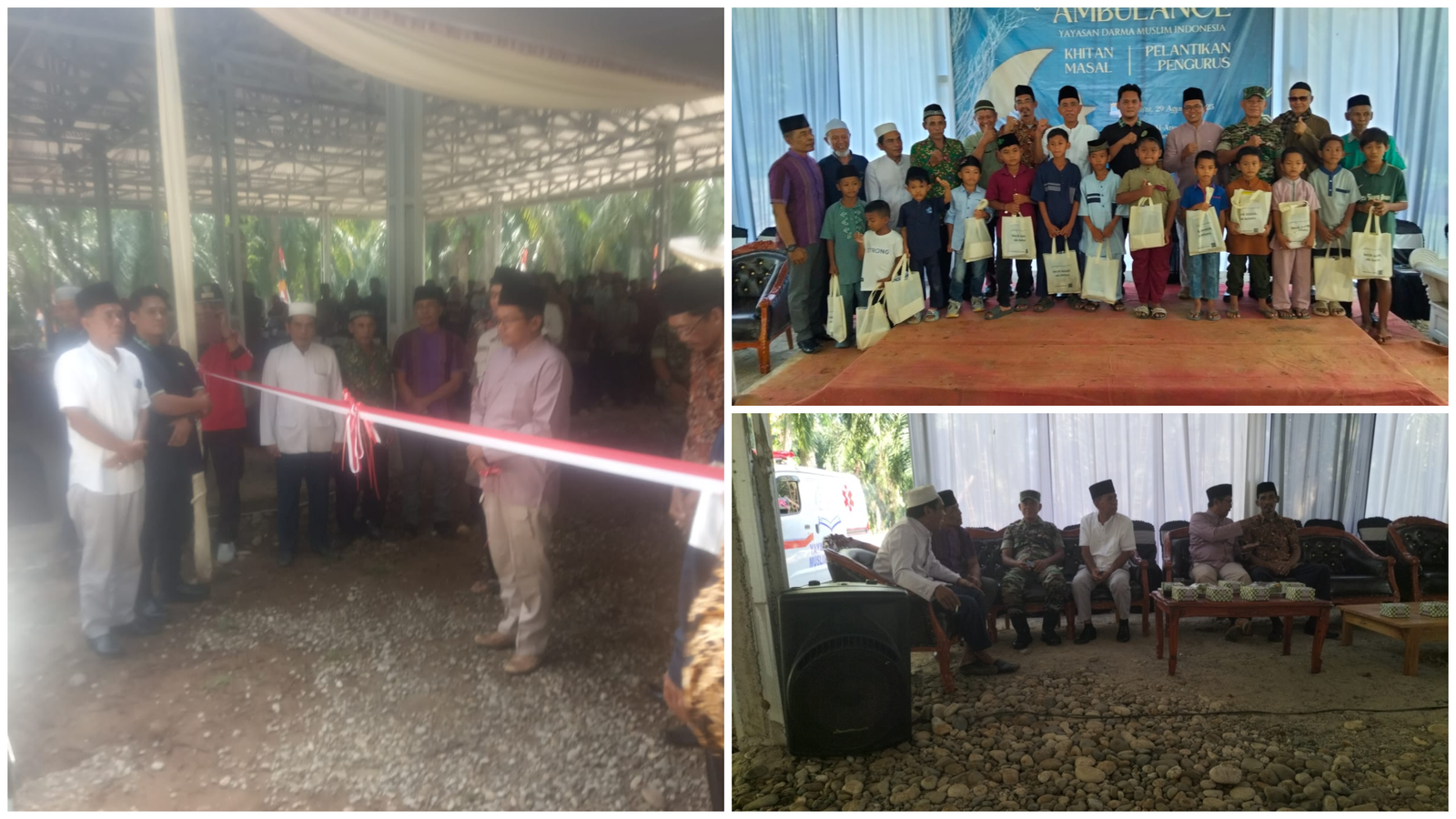 Ka. KUA Kec. Putri Hijau, Hadir Dalam Giat Sunatan Masal