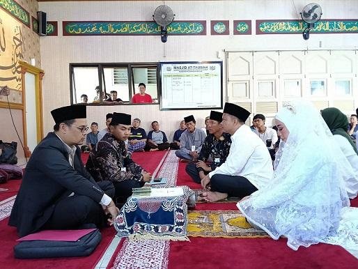 Kepala KUA Curup Tengah Pimpin Akad Nikah di Lapas